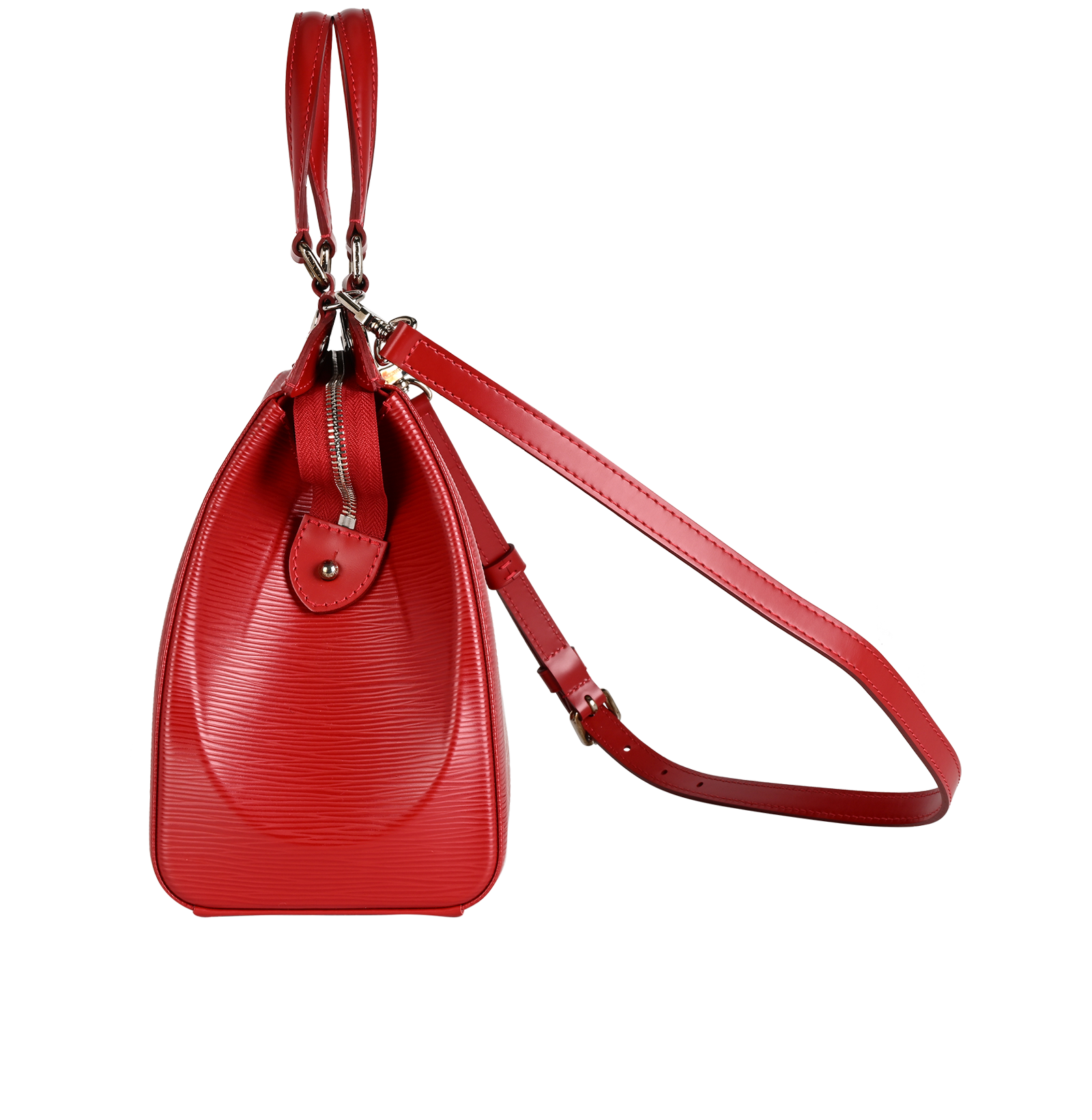 Brea MM, &pound;550, Handbags, Red, Leather, Bottom view